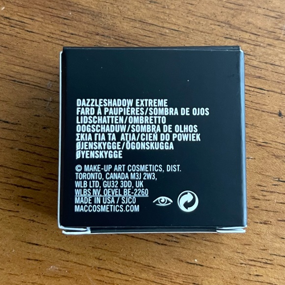 NIB New MAC Cosmetics Dazzleshadow Extreme Shade Couture Copper Eyeshadow Single - Picture 2 of 8